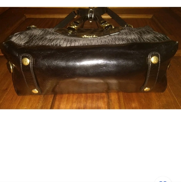 Vintage!! COACH ASHLEY GATHERED SATEEN 2-WAY SATCHEL F20084 SHOULDER BAG - Picture 2 of 7